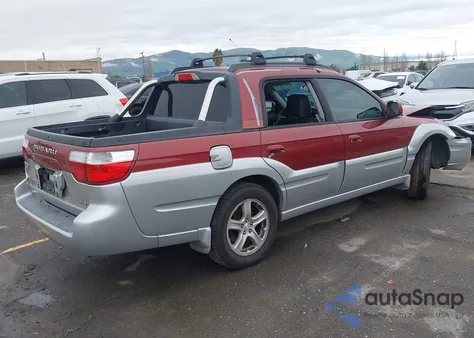 2003 Subaru Baja из США, поврежденный, VIN 4S4BT61C337103318